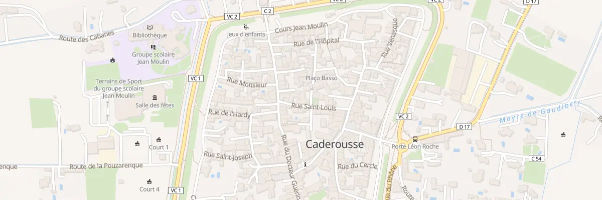 Plan du 8 Rue Saint-Louis à Caderousse