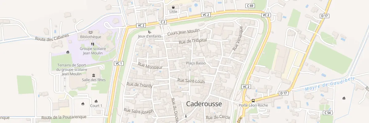 Plan du 19B Rue du Docteur Guerin à Caderousse