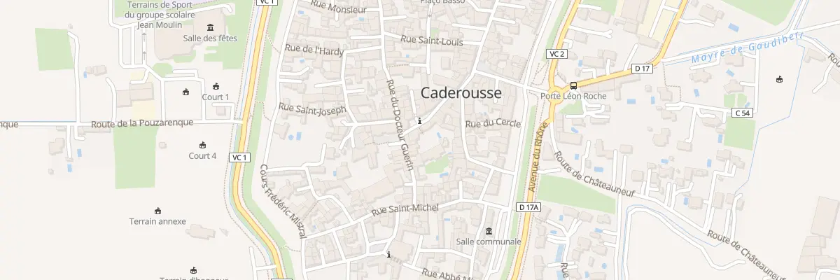 Plan du 53 Rue du Docteur Guerin à Caderousse