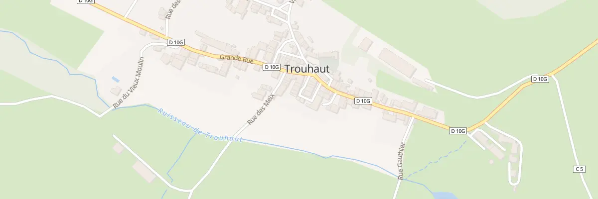 Plan du 1 Rue de la Botte à Trouhaut