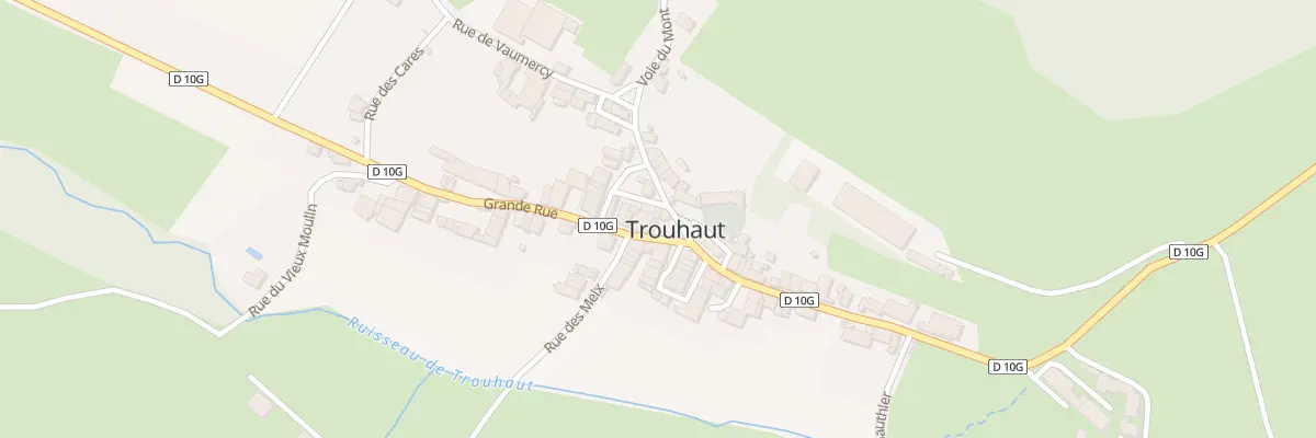 Plan du 1 Rue de la Fontaine à Trouhaut