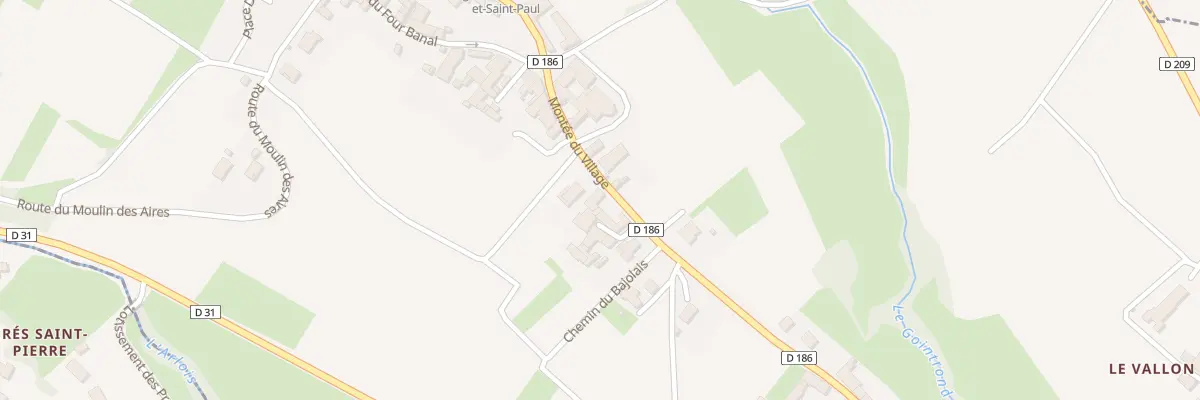 Plan du 5066 Le Village à Chânes