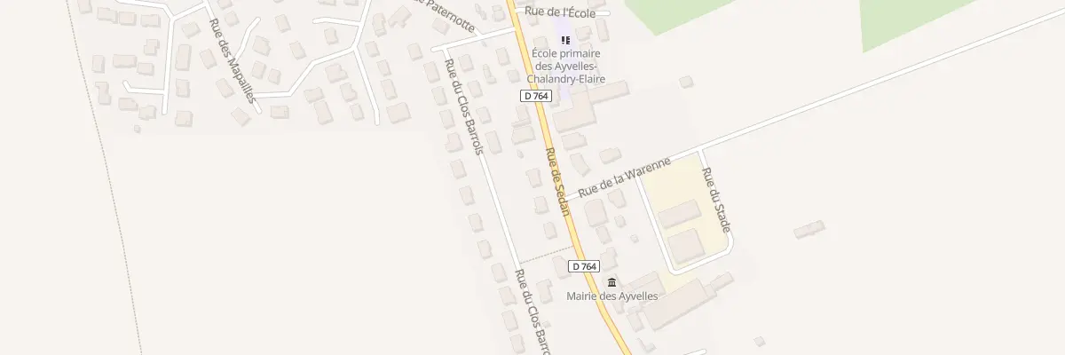 Plan du 60 Rue de Sedan aux Ayvelles