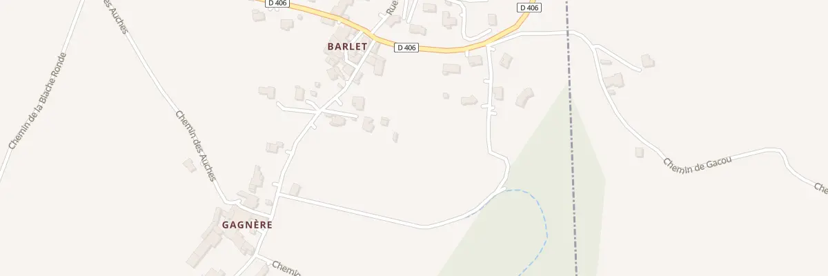 Plan du 1 Barlet à Colombier-le-Cardinal