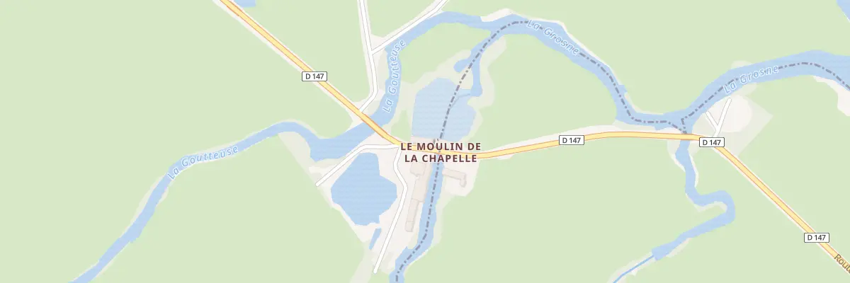 Plan du 5194 Moulin de la Chapelle à La Chapelle-de-Bragny