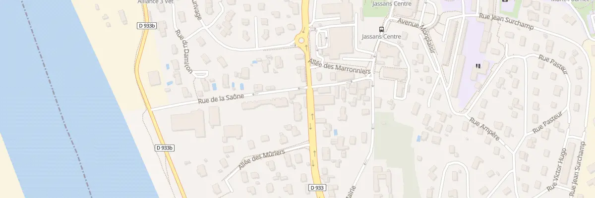 Plan du 1408 Rue Edouard Herriot à Jassans-Riottier