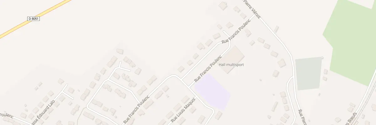 Plan du 39 Rue Francis Poulenc à Aubrives