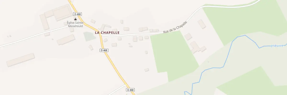 Plan du 16 Rue de la Chapelle à La Chapelle-Felcourt