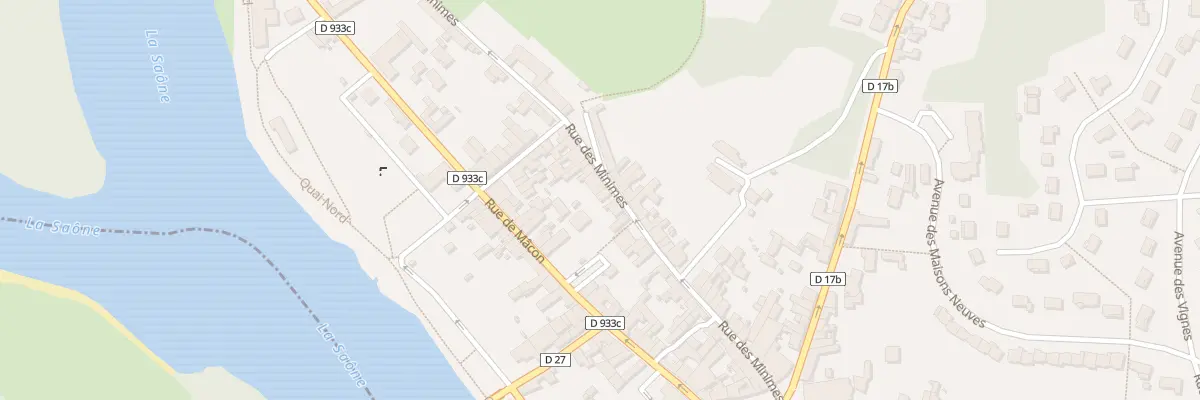 Plan du 33 Rue des Minimes à Montmerle-sur-Saône
