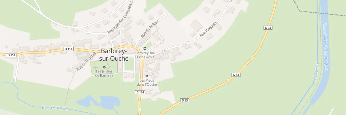 Plan du 18 Rue Paquelin à Barbirey-sur-Ouche