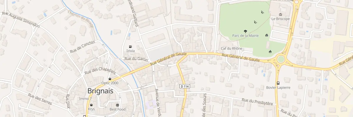 Plan du 69 Rue Général de Gaulle à Brignais