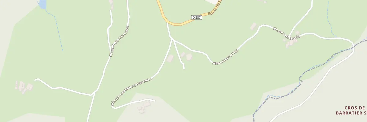 Plan du 130 Che des Pres à Saint-Sylvestre