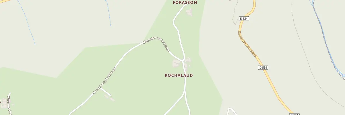 Plan du 1010 Che de Forasson à Saint-Barthélemy-le-Plain