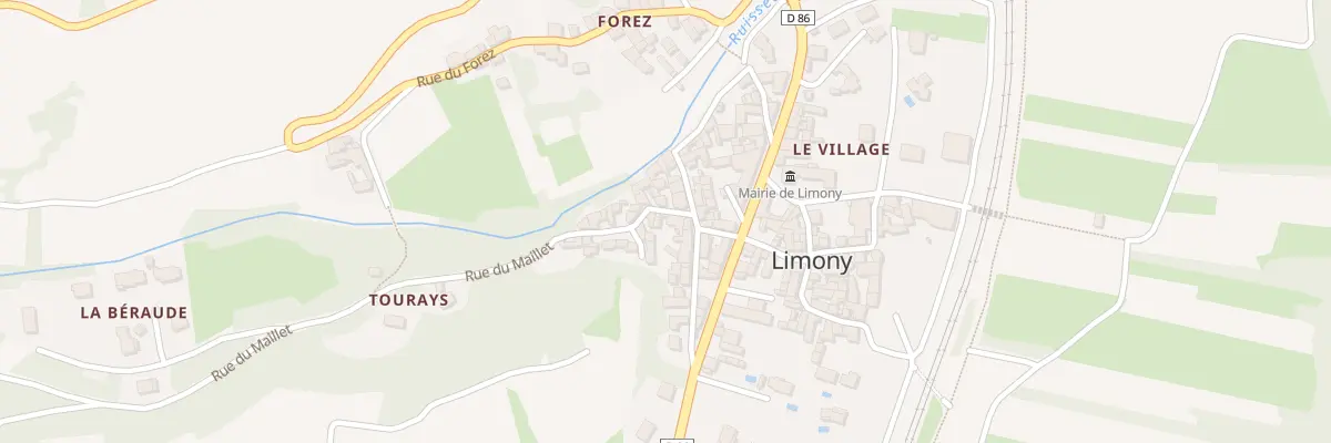 Plan du 63 Rue du Maillet à Limony