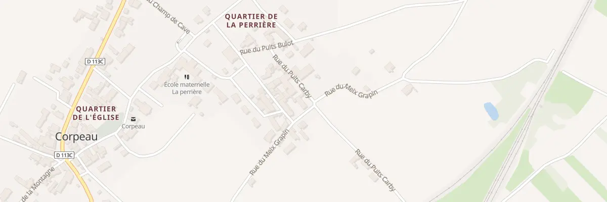 Plan du 5 Rue du Meix Grapin à Corpeau