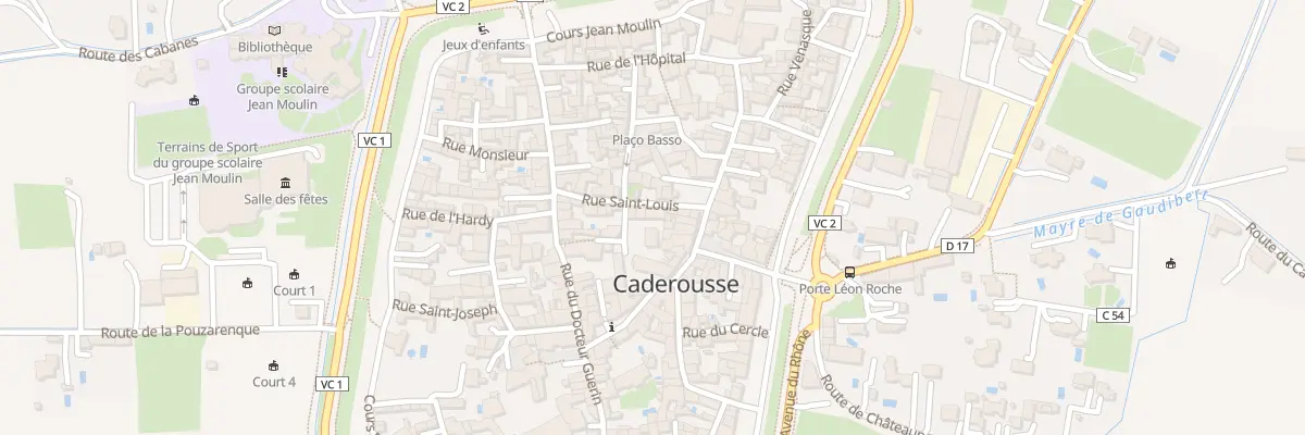 Plan du 7 Rue Saint-Louis à Caderousse