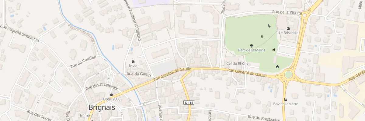 Plan du 50 Rue Général de Gaulle à Brignais
