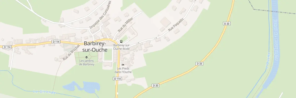 Plan du 20 Rue Paquelin à Barbirey-sur-Ouche