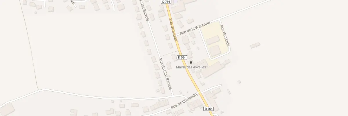 Plan du 66 Rue de Sedan aux Ayvelles