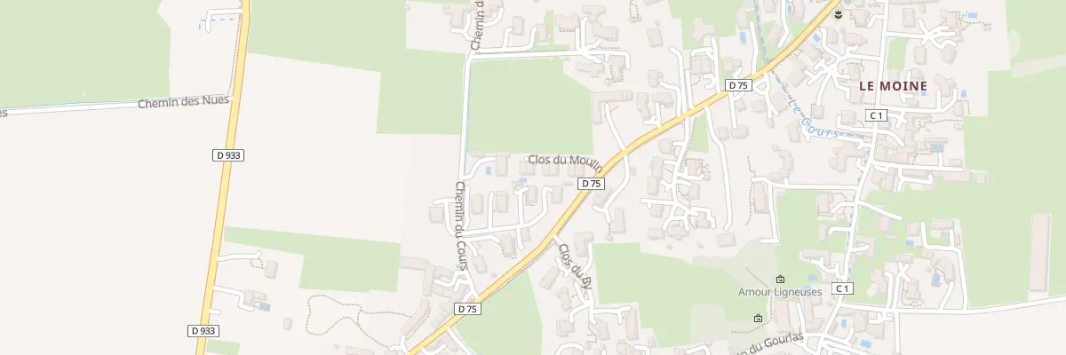 Plan du 350 Mte du Moulin à Fareins