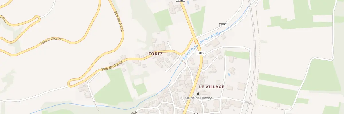 Plan du 27 Rue du Forez à Limony