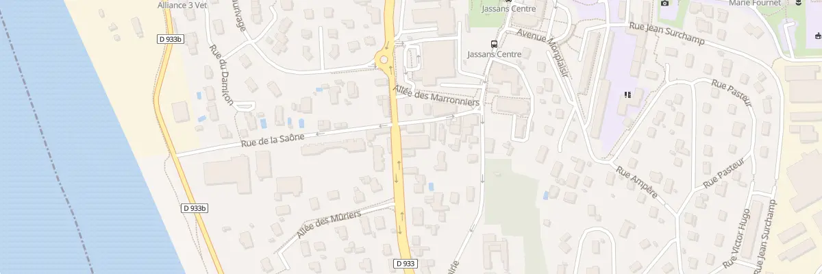 Plan du 1411B Rue Edouard Herriot à Jassans-Riottier