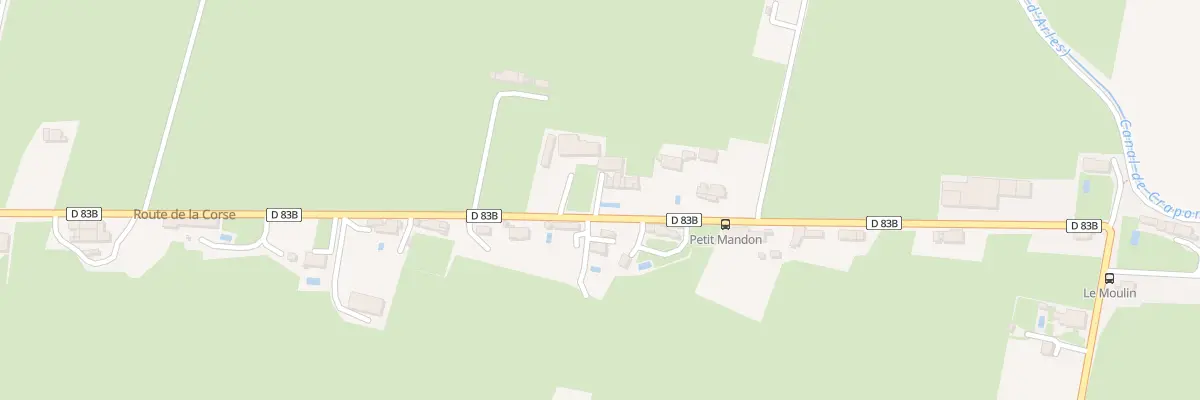 Plan du 1411 Rte de la Corse Moules à Arles
