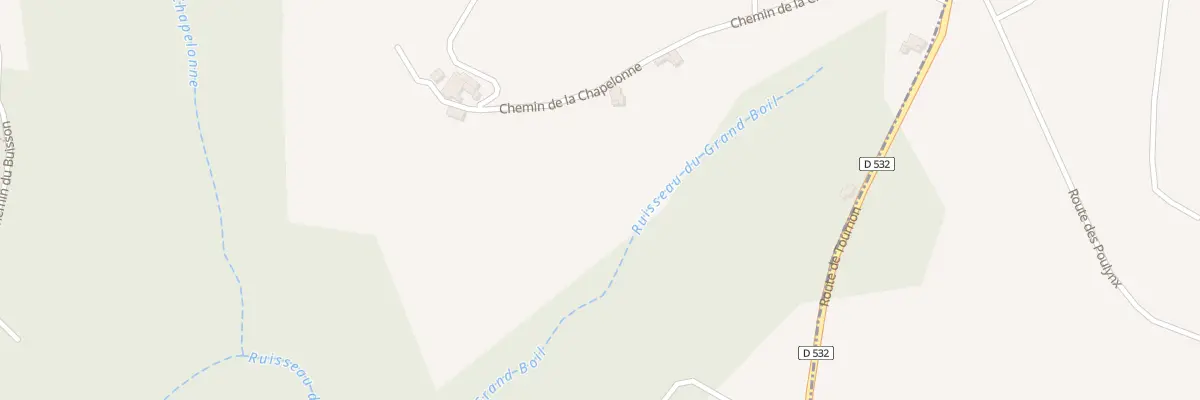 Plan du 305 Che de Chapelonne à Étables