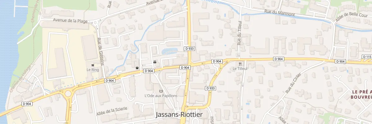 Plan du 806 Rue Edouard Herriot à Jassans-Riottier