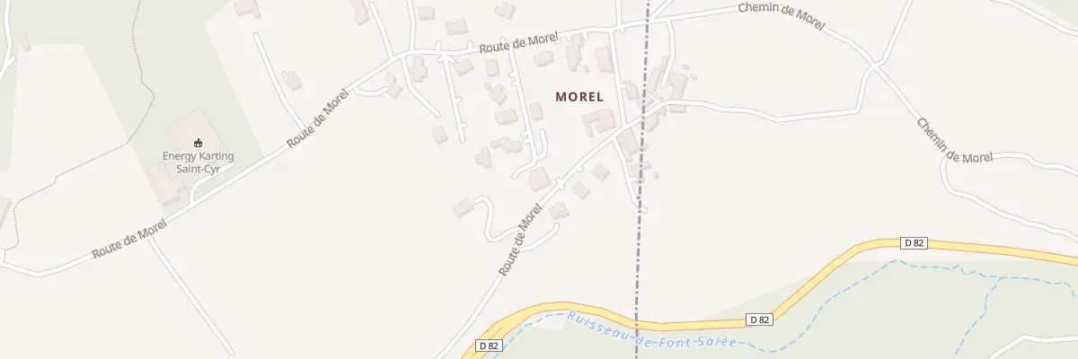 Plan du 1670 Rte de Morel à Saint-Cyr