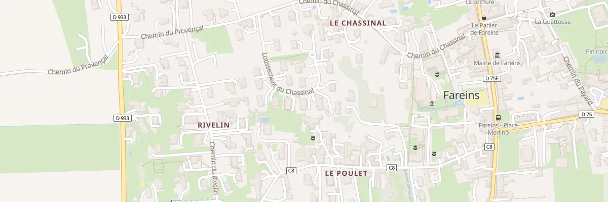 Plan du 5648 Au Chassinal à Fareins