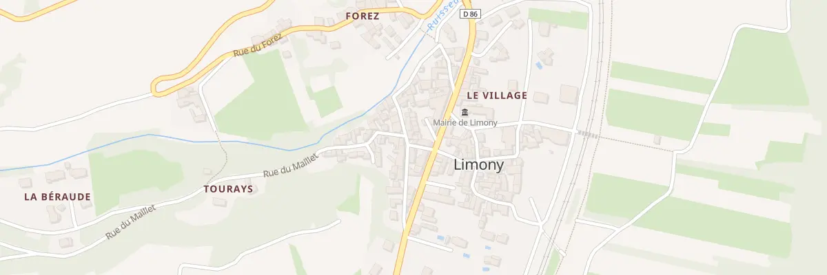 Plan du 23 Rue du Maillet à Limony