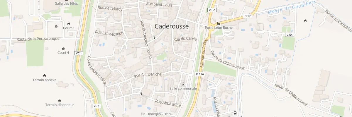Plan du 12 Rue de la Juterie à Caderousse