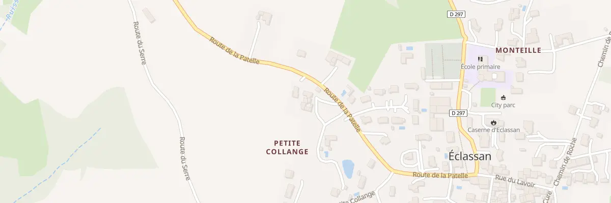 Plan du 5042 Petite Collange à Eclassan