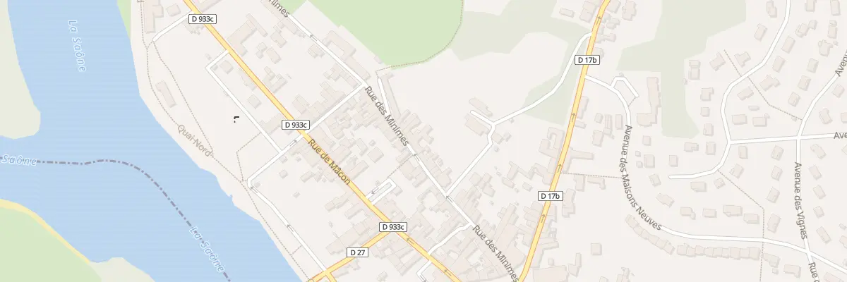 Plan du 58 Rue des Minimes à Montmerle-sur-Saône