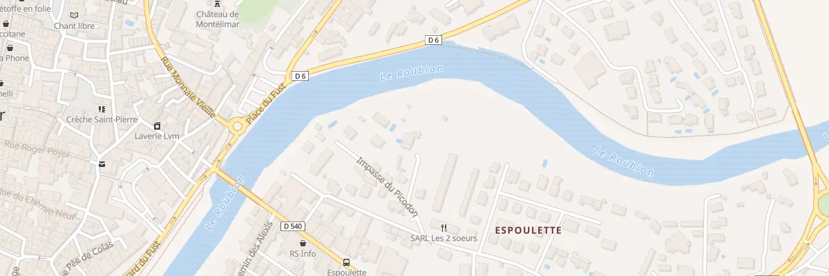 Plan du 4 Imp du Picodon à Montélimar