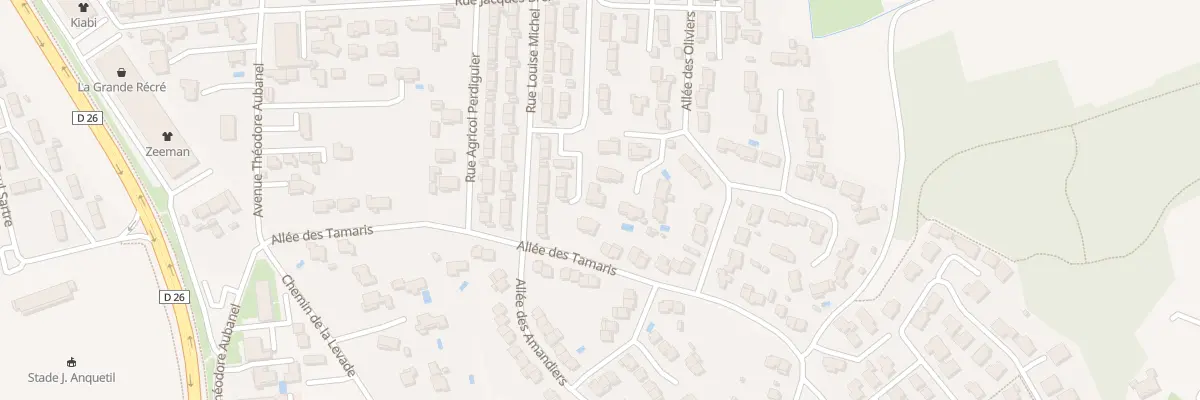 Plan du 38 All des Jasmins à Bollène