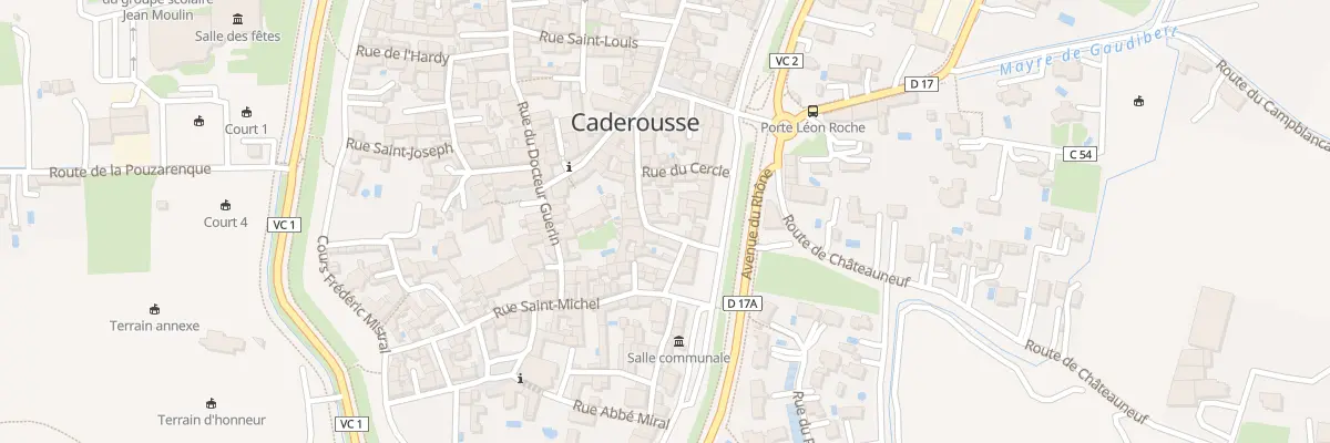 Plan du 7 Rue de la Juterie à Caderousse