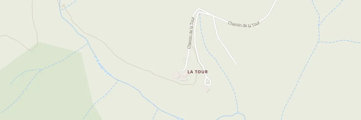 Plan du 745 Che de la Tour à Toulaud