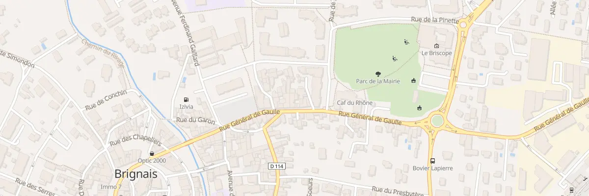 Plan du 36 Rue Général de Gaulle à Brignais