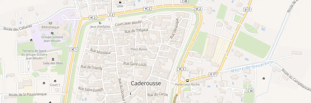 Plan du 7 Rue Pied Gaillard à Caderousse