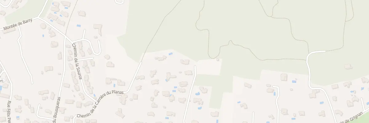 Plan du 246 Che du Felin à Bollène