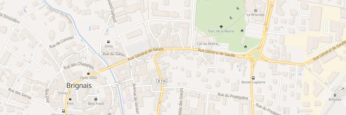 Plan du 61B Rue Général de Gaulle à Brignais