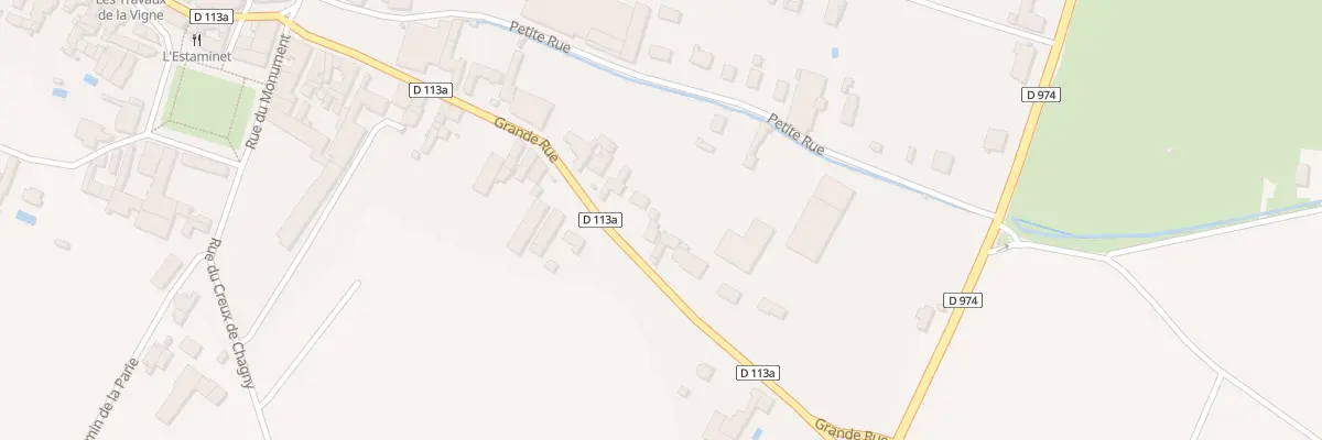 Plan du 16 Grande Rue à Puligny-Montrachet