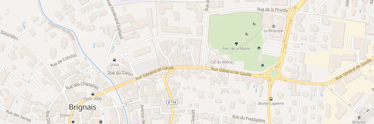 Plan du 34 Rue Général de Gaulle à Brignais