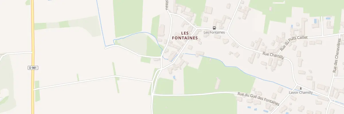 Plan du 30 Qrt Les Fontaines à Fontaines