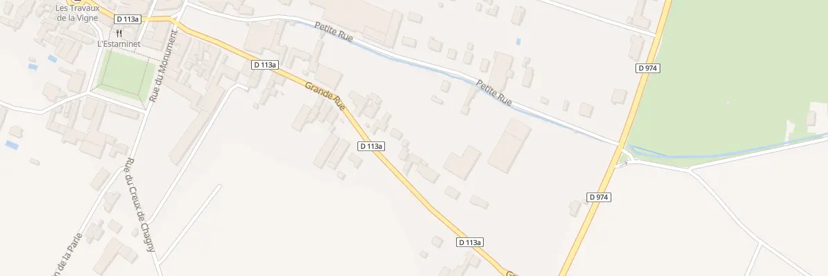Plan du 16 Gr Grande Rue à Puligny-Montrachet