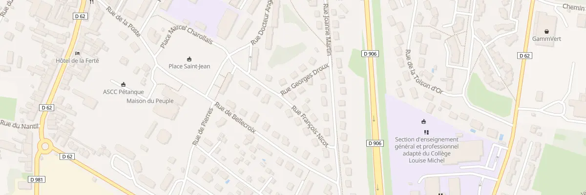 Plan du 3 Rue François Nicot à Chagny