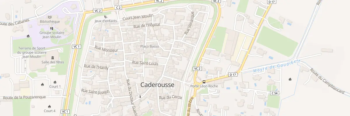 Plan du 12 Imp Pied Gaillard à Caderousse