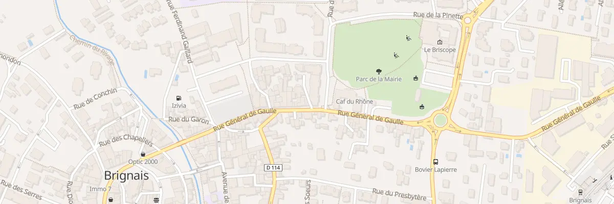 Plan du 28T Rue Général de Gaulle à Brignais